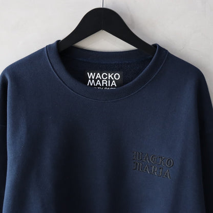 HEAVY WEIGHT CREW NECK SWEAT SHIRT -TYPE 2- #NAVY [24SS-WMC-SS07]