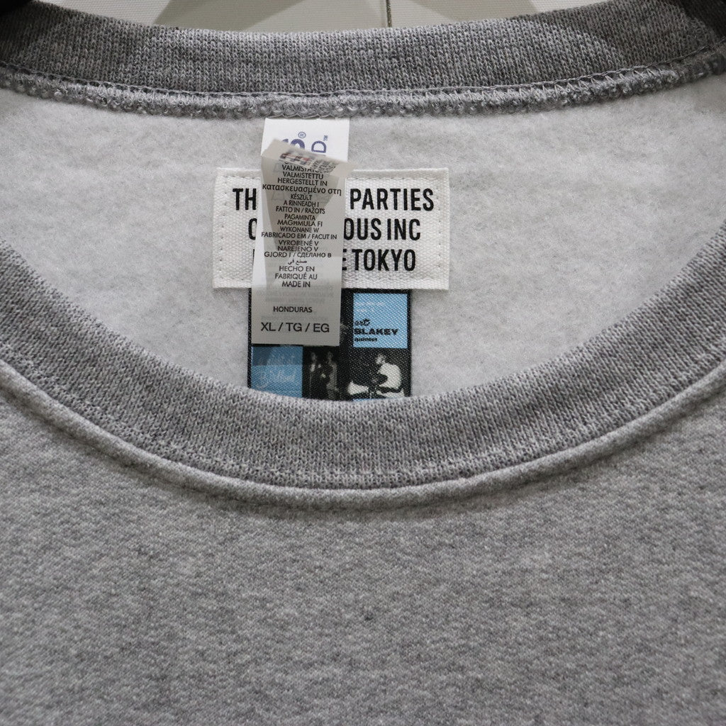 藍色音符 | 圓領運動衫 - 類型 1- #灰色 [BLUENOTE-WM-SS05]