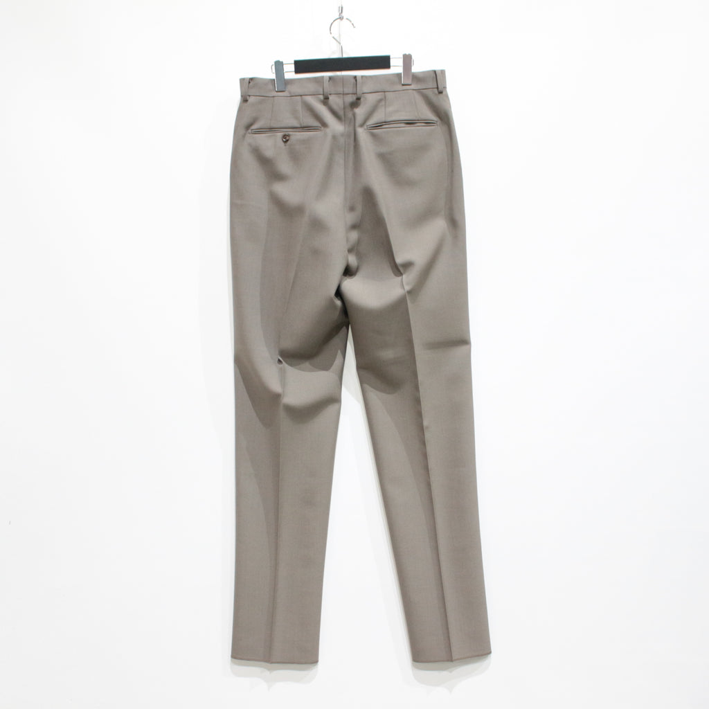 PLEATED TROUSERS -TYPE 2- #GRAY [23FW-WMP-TR05]