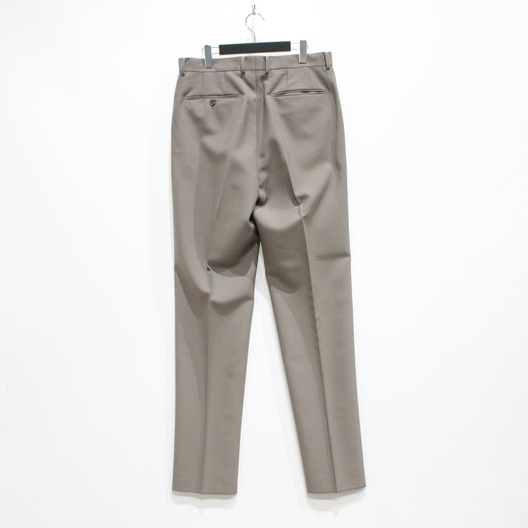 PLEATED TROUSERS -TYPE 2- #GRAY [23FW-WMP-TR05]