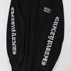 CREW NECK LONG SLEEVE T-SHIRT -TYPE 2- #BLACK [23FW-WMT-LT02]