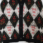 YEAH UM NO 針織開襟衫#黑色 [SC2320-KN07]