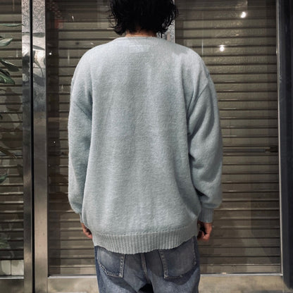 MOHAIR CARDIGAN -TYPE 1- #BLUE [24SS-WMK-KN05]