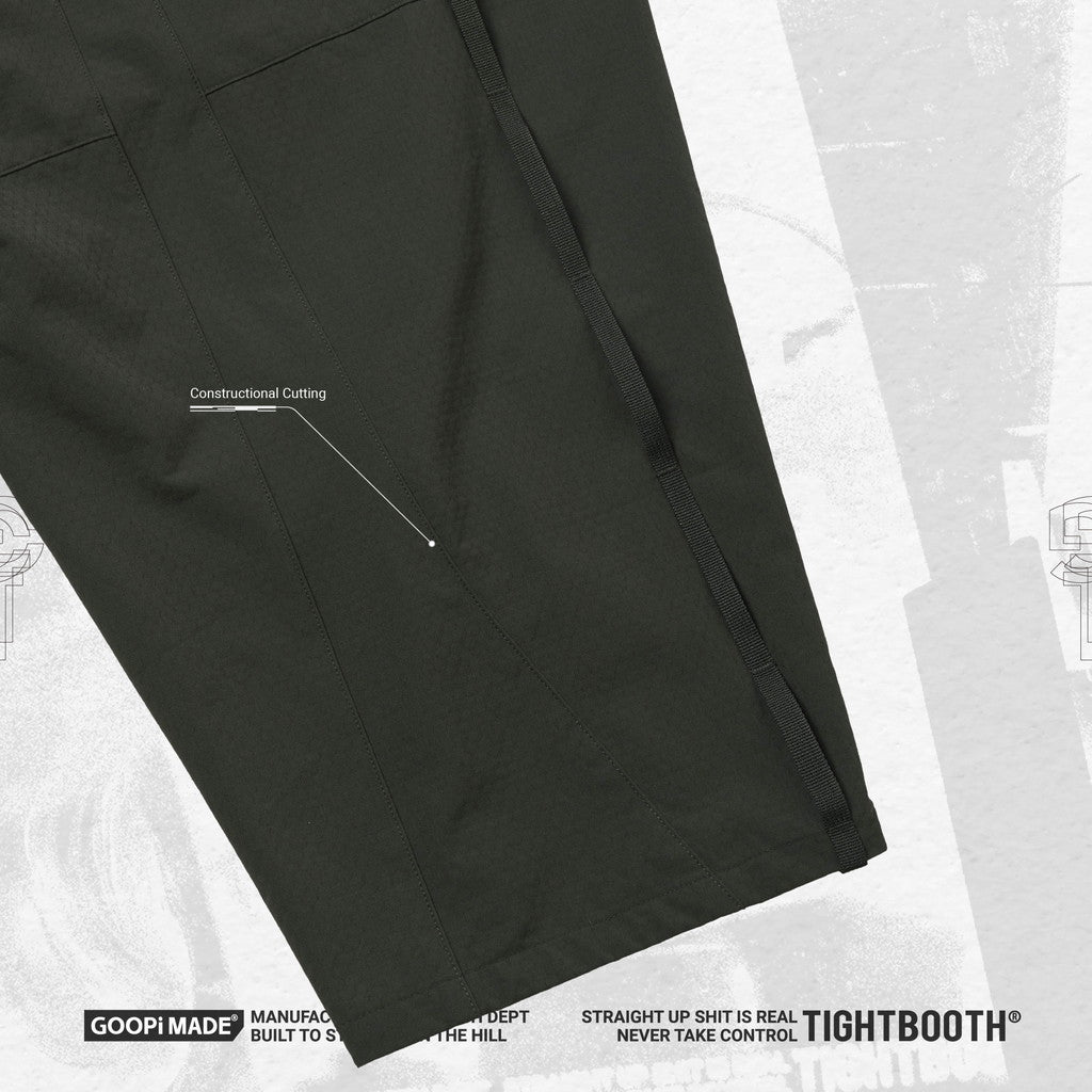 TBPR |「GMT-03P」肩帶寬鬆休閒褲#BREWSTER 綠色 [GOOPI-23AW-DEC-TBPR-05]