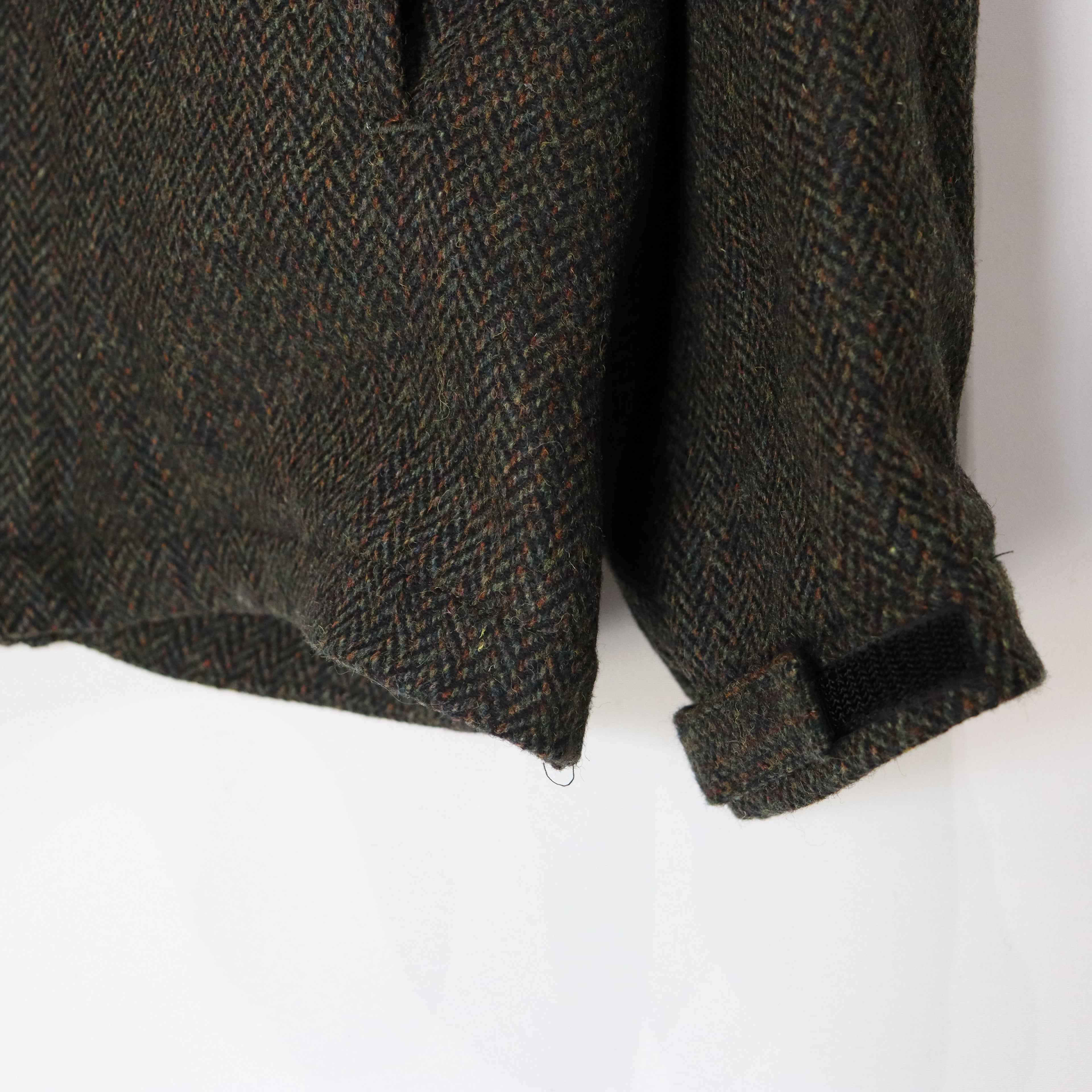 TWEED PUFFY JKT #OLIVE [FW23-JK03]