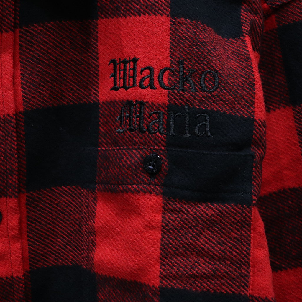 FLANNEL REGULAR COLLAR SHIRT -TYPE 2- #RED [24SSE-WMS-RC02]