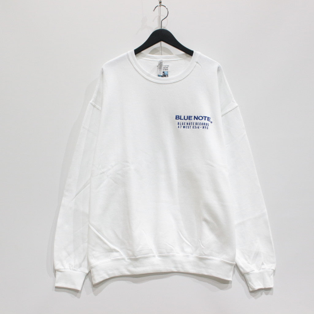 藍色音符 | 圓領運動衫 - 類型 1- #白色 [BLUENOTE-WM-SS05]