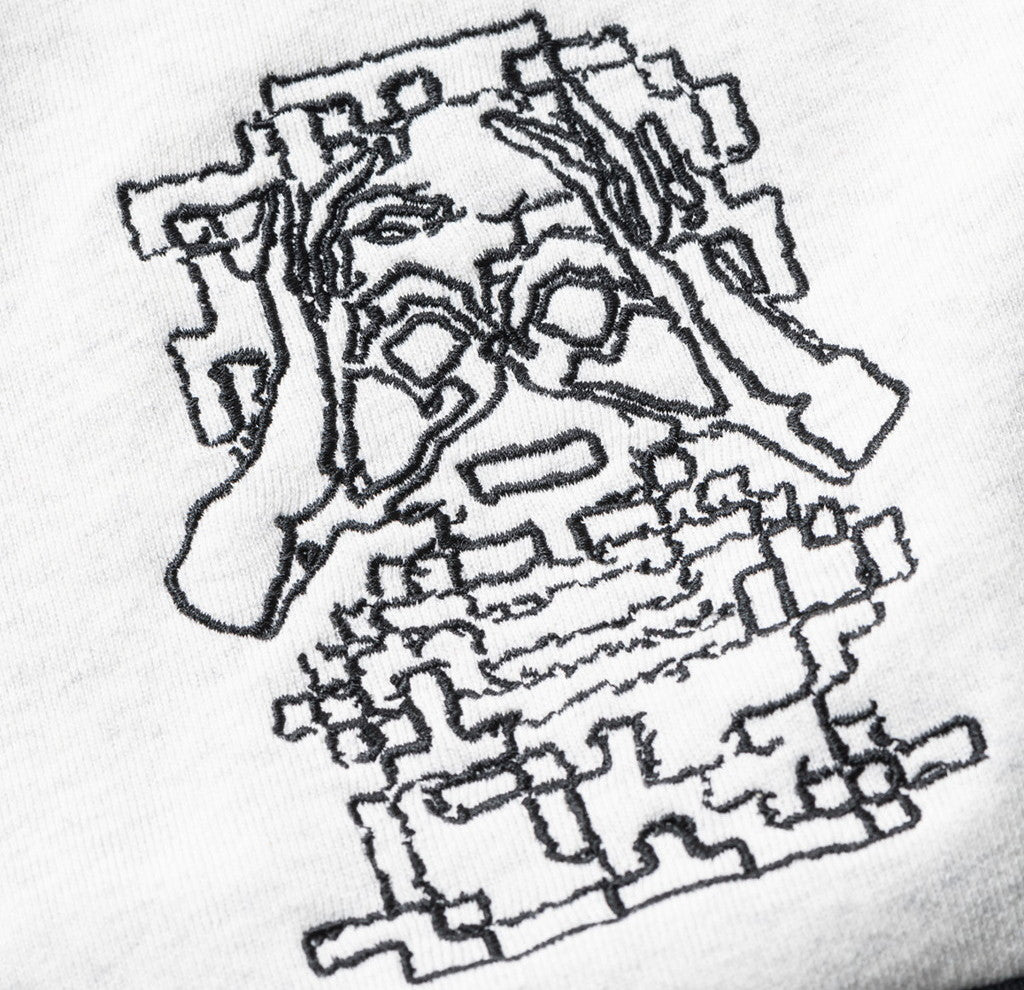 TBKB | FOCKER 連帽衫 #黑色/灰燼 [FW23-TBKB08]