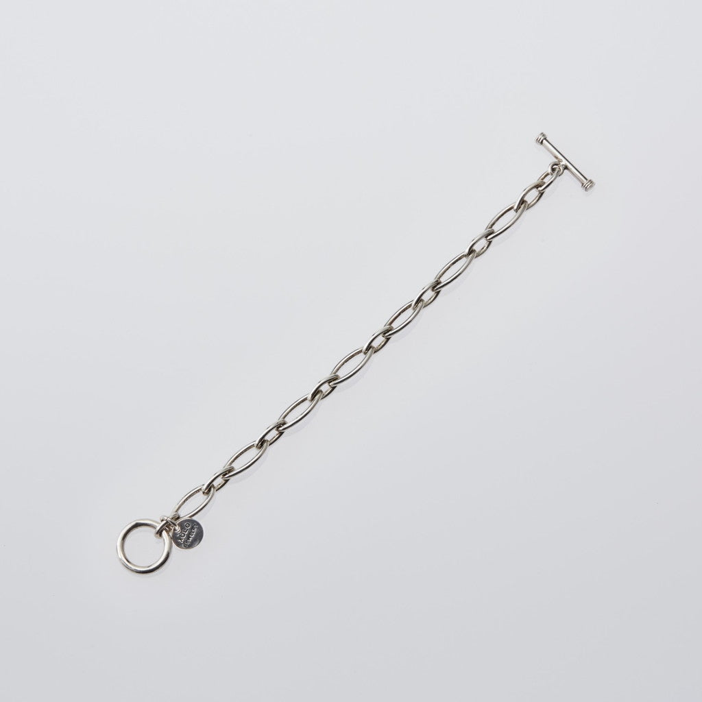 Sharp Link Bracelet -7mm- #SILVER [XOB066]