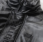 TBKB | SHORT LEATHER MONSTER PARKA #BLACK [FW23-TBKB01]