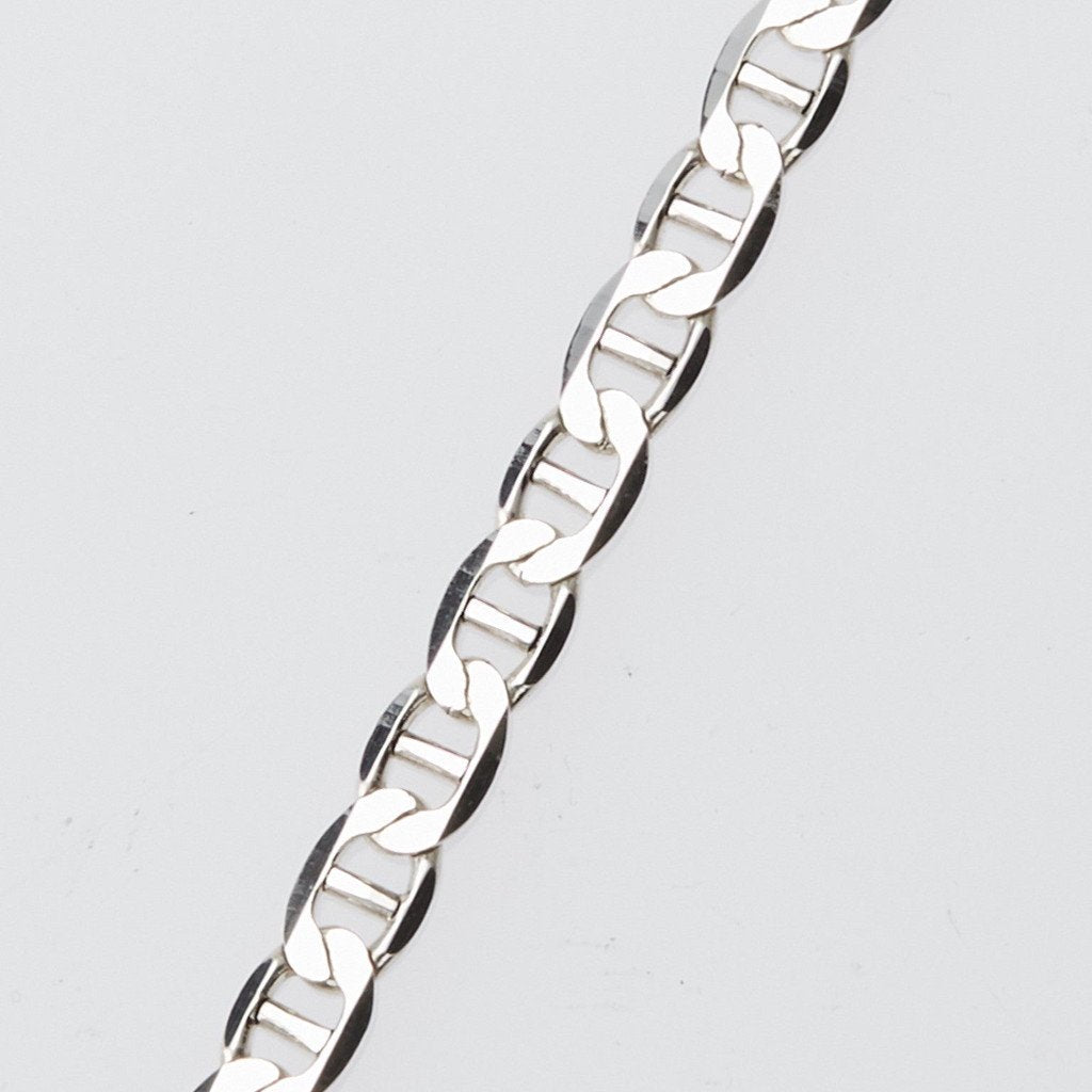 Anchor Link Bracelet -6mm- #SILVER [XOB060] – cocorozashi