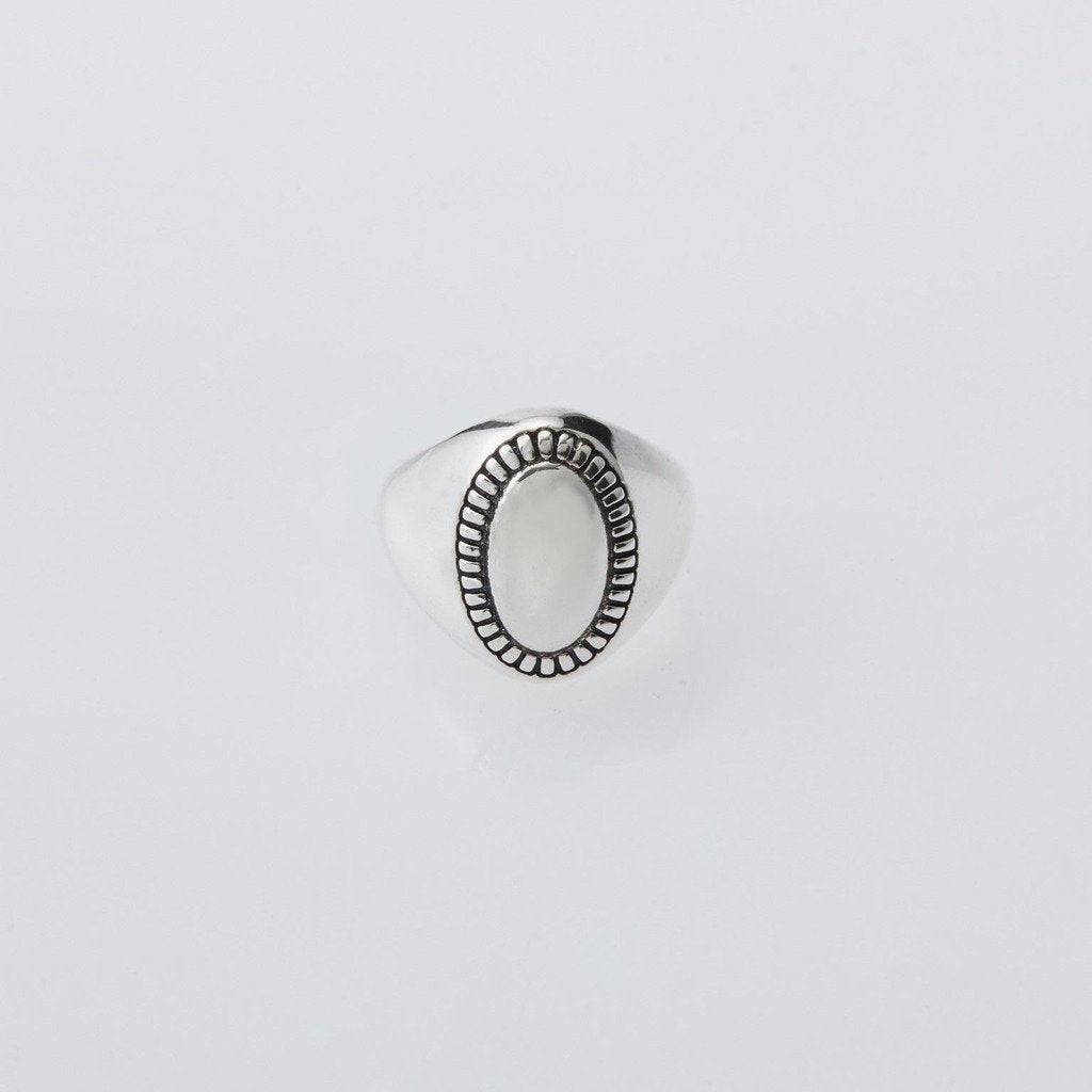 Oval Mirror Ring #SILVER [XOR018] - cocorozashi 三重県四日市市の