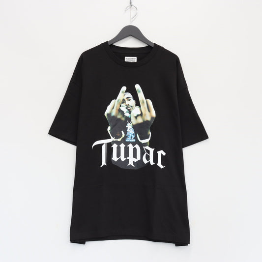 TUPAC | CREW NECK T-SHIRT #BLACK [TUPAC-WM-TEE03]