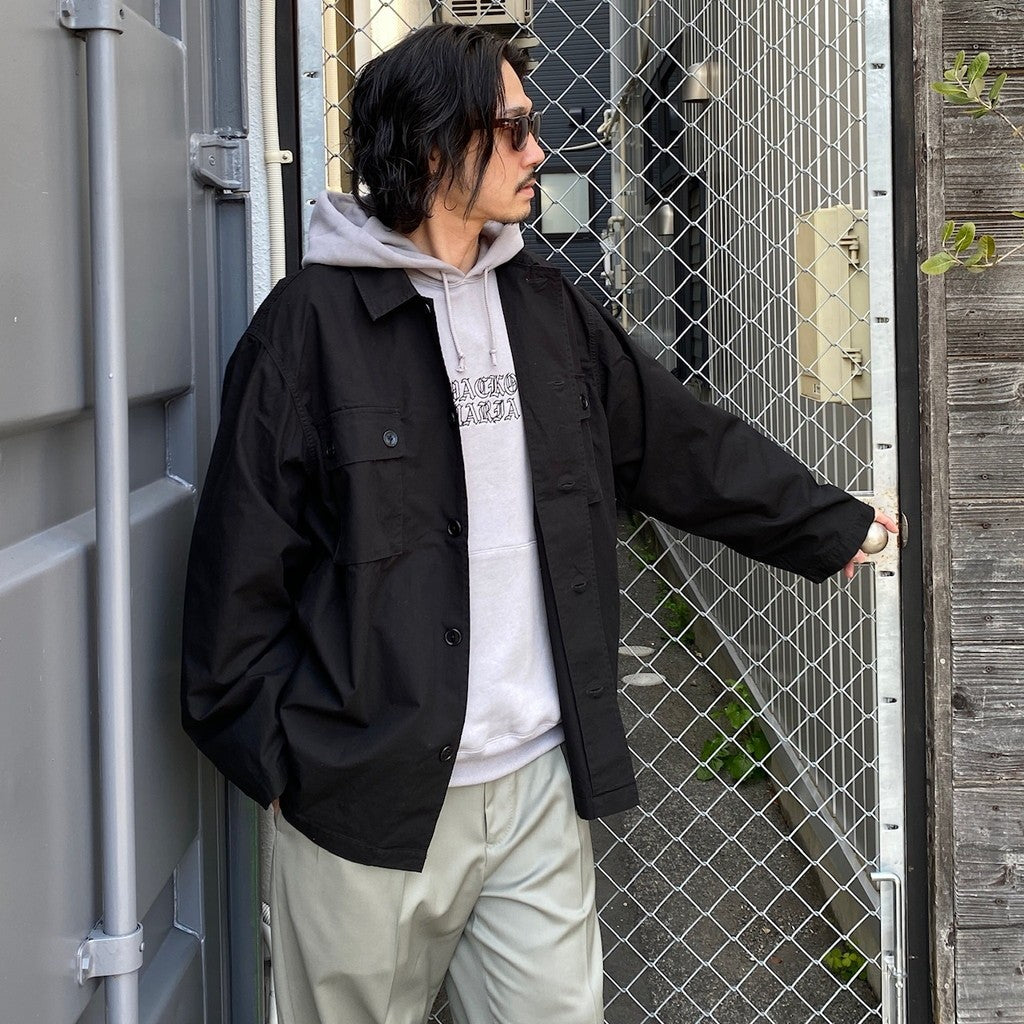 ARMY SHIRT -TYPE 2- #BLACK [24SS-WMO-ML10]