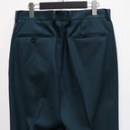 DOUBLE PLEATED TROUSERS #D-TURQUOISE [23FW-WMP-TR18]