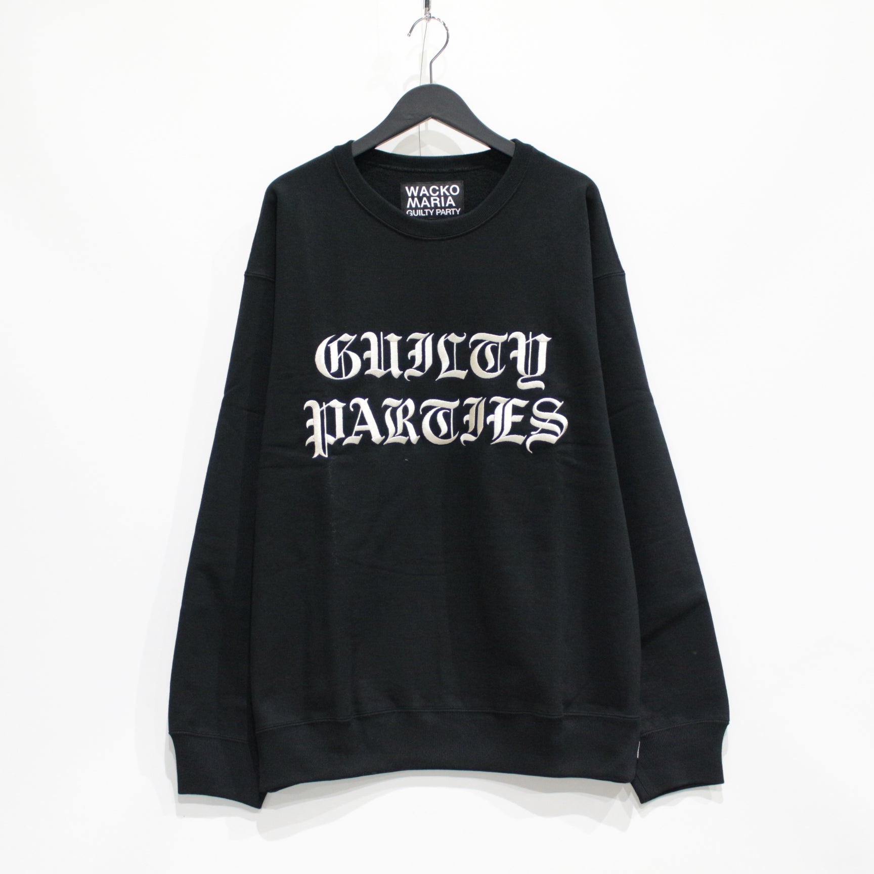 HEAVY WEIGHT CREW NECK SWEAT SHIRT -TYPE 3- #BLACK [23FW-WMC-SS06]
