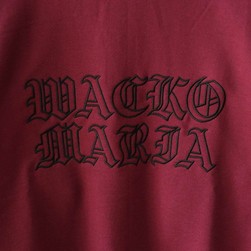 CREW NECK SWEAT SHIRT -TYPE 1- #BURGUNDY [24SS-WMC-SS01]