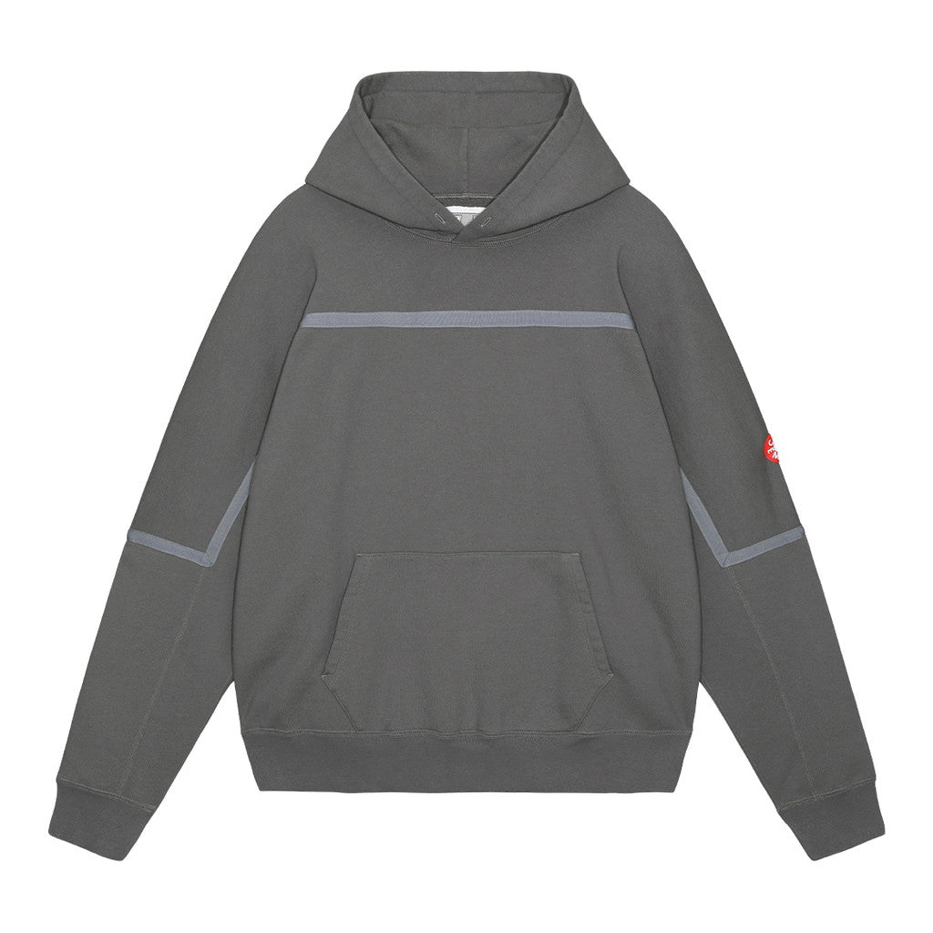 TAPED CUT HEAVY HOODIE #CHARCOAL [CES24CS07]