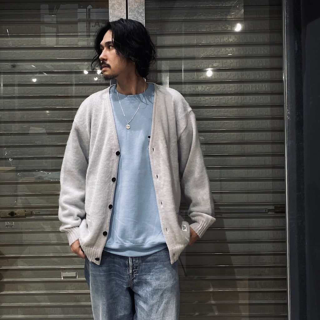 MOHAIR CARDIGAN -TYPE 1- #GRAY [24SS-WMK-KN05]