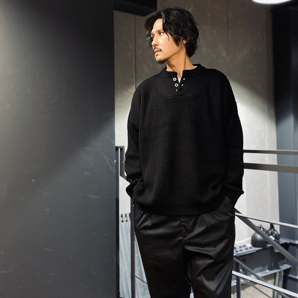 木材針織#黑色 [K2306201]