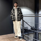 KNIT CORD BALLOON PANTS #WHITE [FW23-B08]