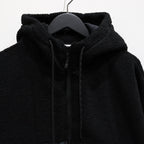 蟒蛇抓絨拉鍊連帽衫 #黑色 [23FW-SW03]