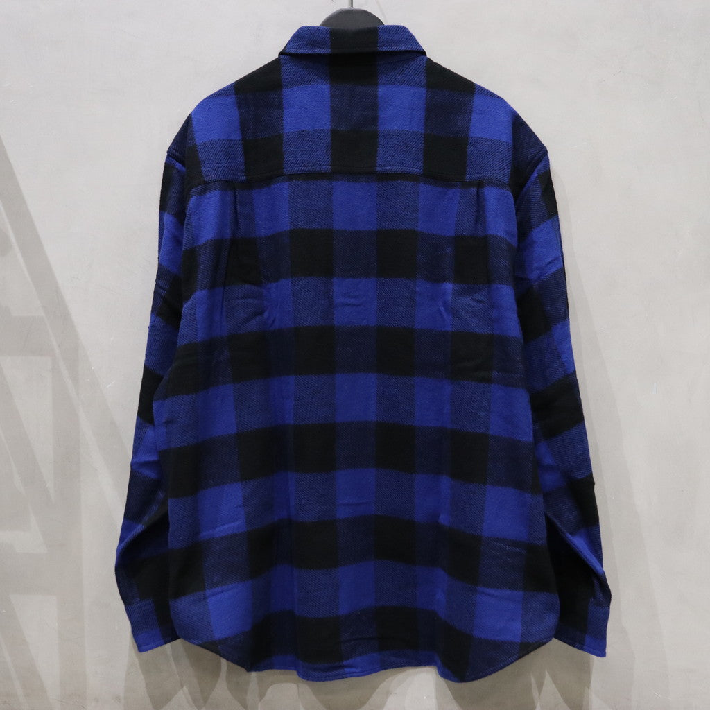 FLANNEL REGULAR COLLAR SHIRT -TYPE 1- #BLUE [24SSE-WMS-RC01]