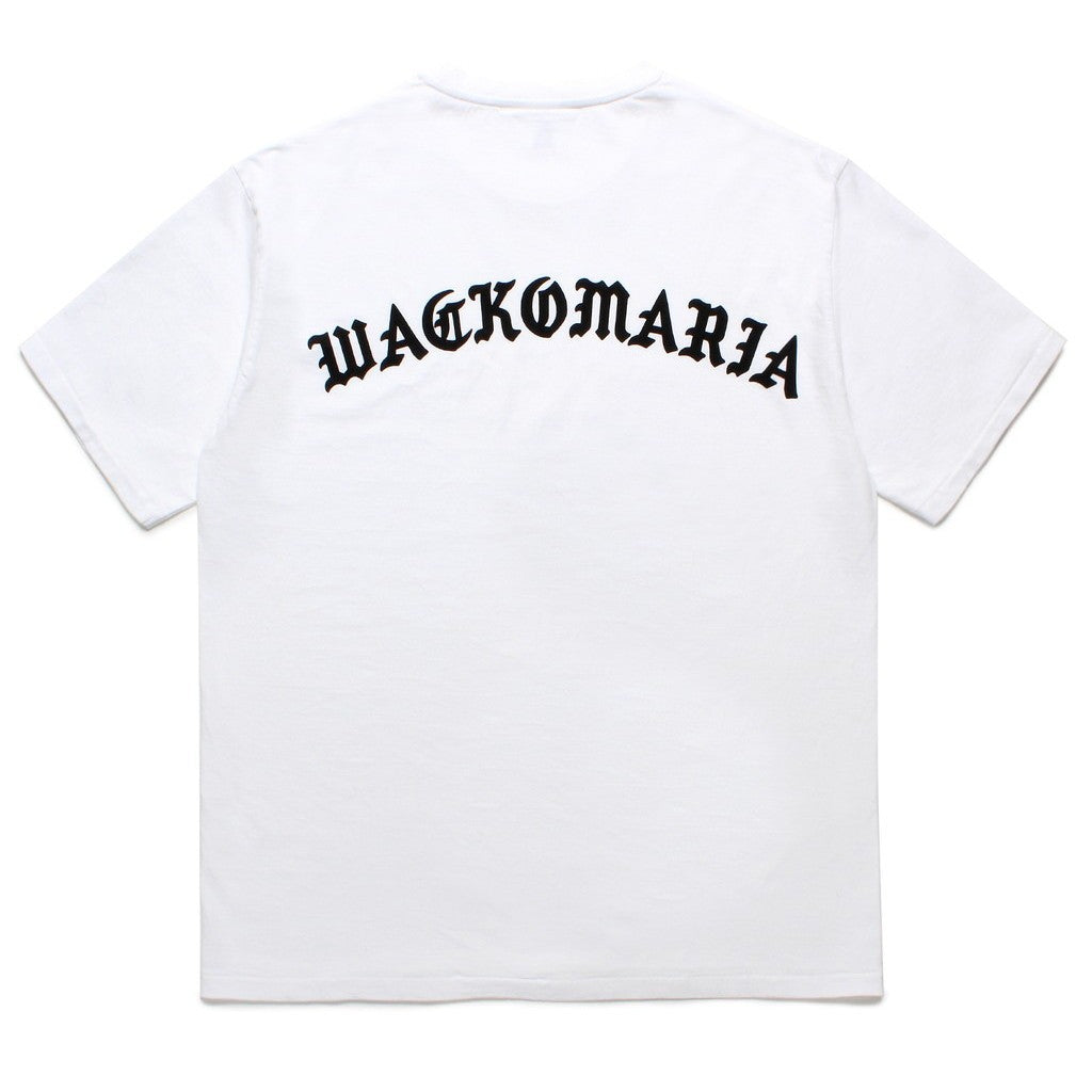 WASHED HEAVY WEIGHT CREW NECK T-SHIRT -TYPE 5- #WHITE [24SS