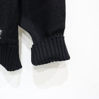 LETTERED CARDIGAN -TYPE 2- #BLACK [23FW-WMK-KN24]