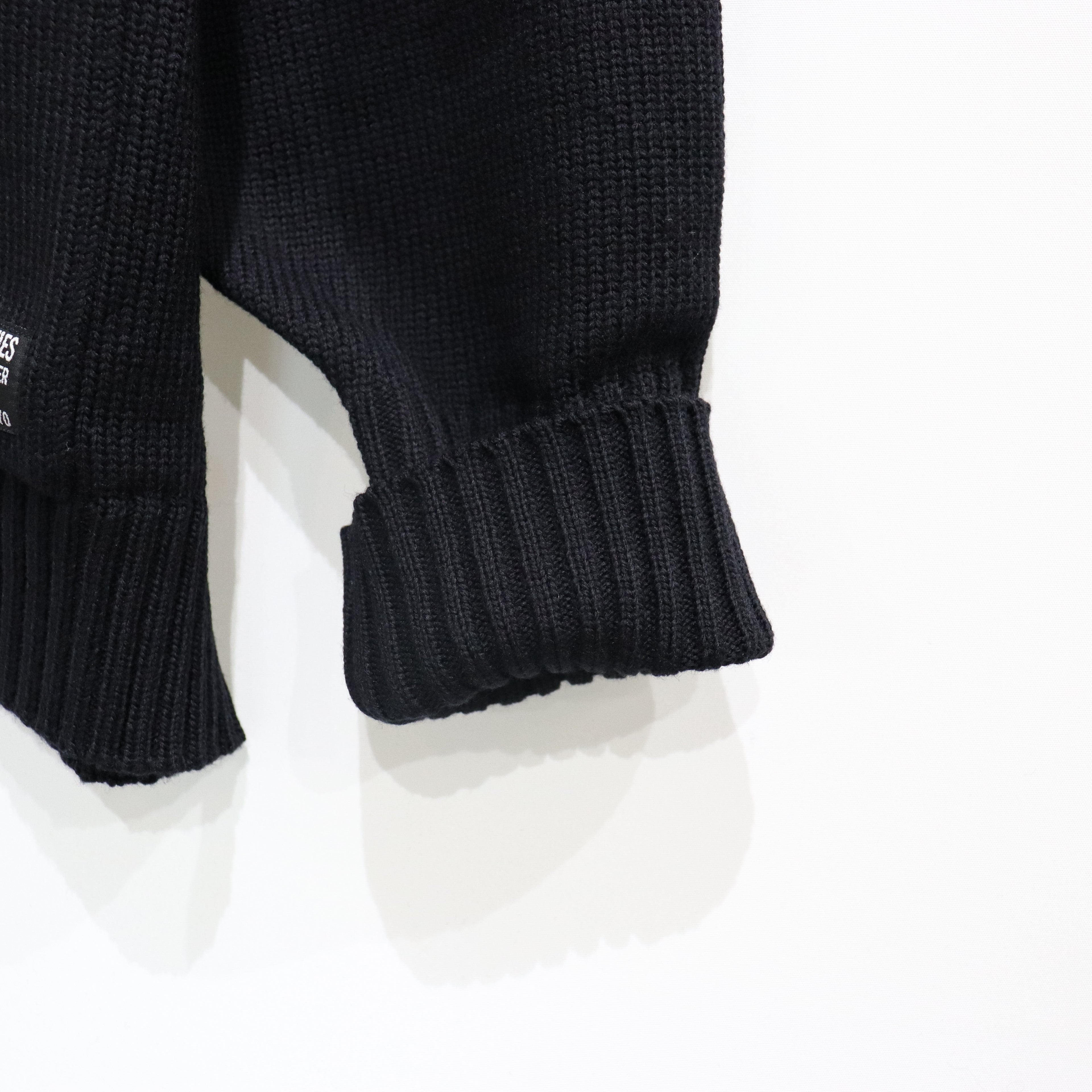 LETTERED CARDIGAN -TYPE 2- #BLACK [23FW-WMK-KN24]