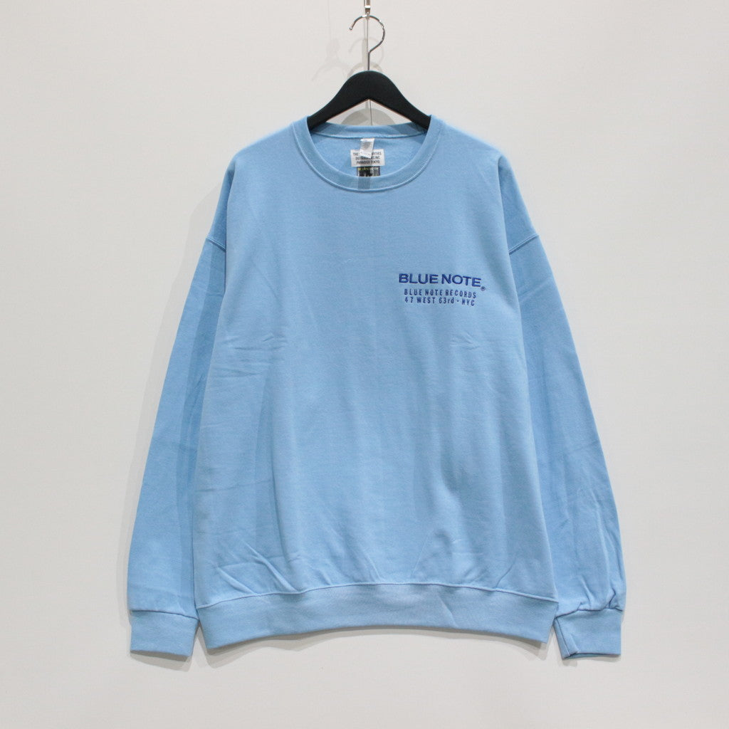 BLUE NOTE | CREW NECK SWEAT SHIRT -TYPE 2- #BLUE [BLUENOTE-WM-SS06] –  cocorozashi