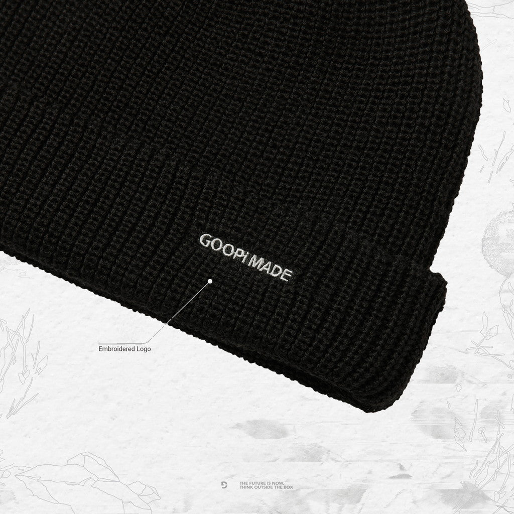 “MB-7”SOFTBOX 拼布毛線帽 #SHADOW [GOOPI-23AW-DEC-04]