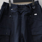 RE-NYLON WIDE CARGO TROUSERS #NAVY [FSU03241U0004]