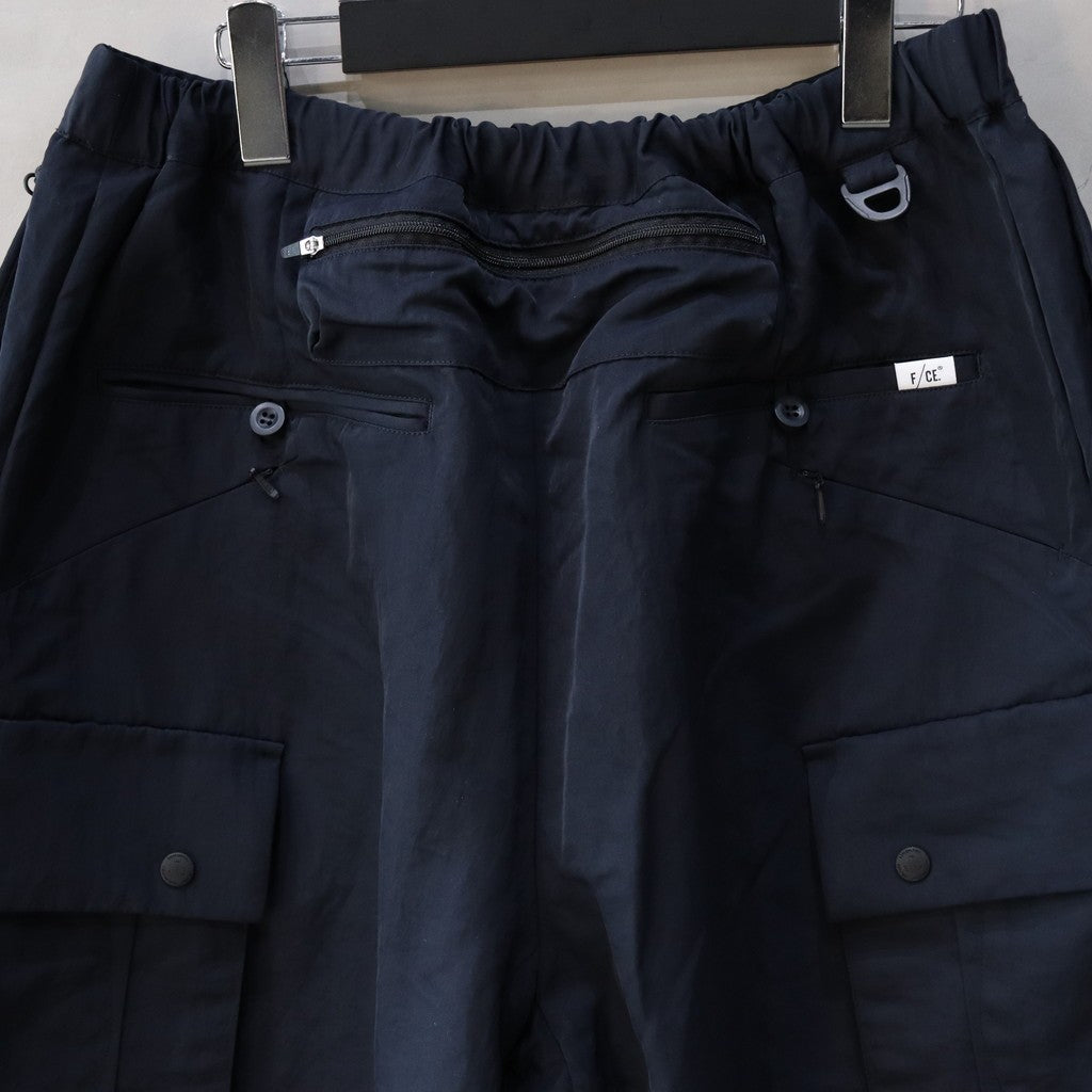 RE-NYLON WIDE CARGO TROUSERS #NAVY [FSU03241U0004]