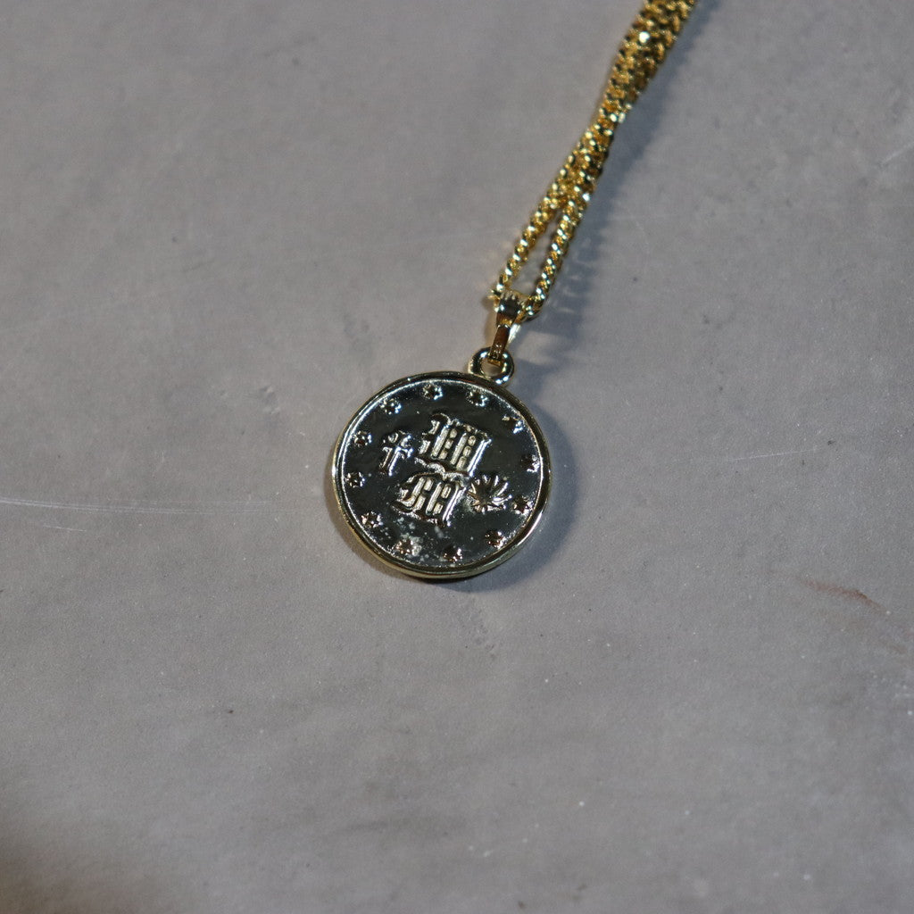 COIN NECKLACE -TYPE 2- #GOLD [WMGP-NL05]