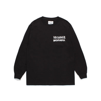 NECK FACE | CREW NECK LONG SLEEVE T-SHIRT -TYPE 4- #BLACK [NECKFACE-WM-LT05]