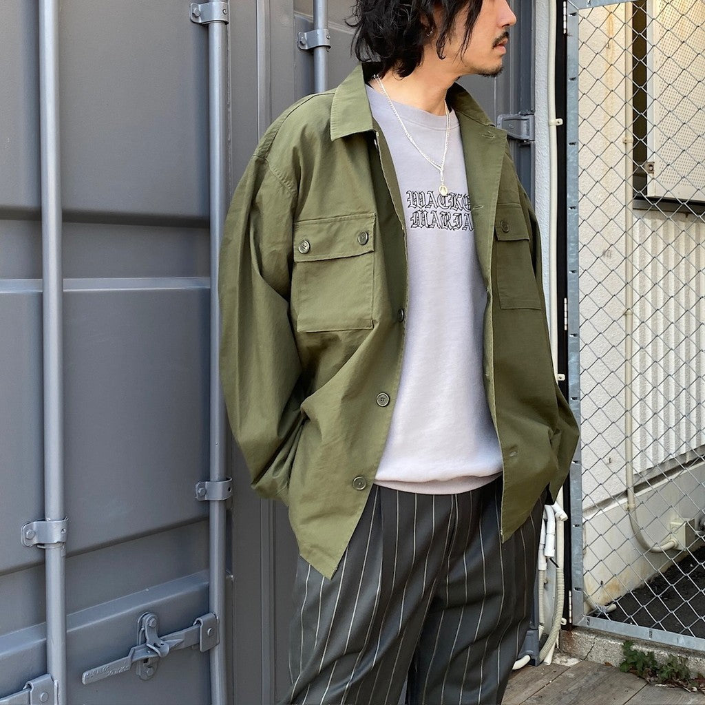 ARMY SHIRT -TYPE 3- #KHAKI [24SS-WMO-ML11] – cocorozashi