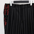 WOLF'S HEAD | ROCKABILLY PANTS -TYPE 3- #BLACK/BLACK [WOLFSHEAD-WM-PT17]