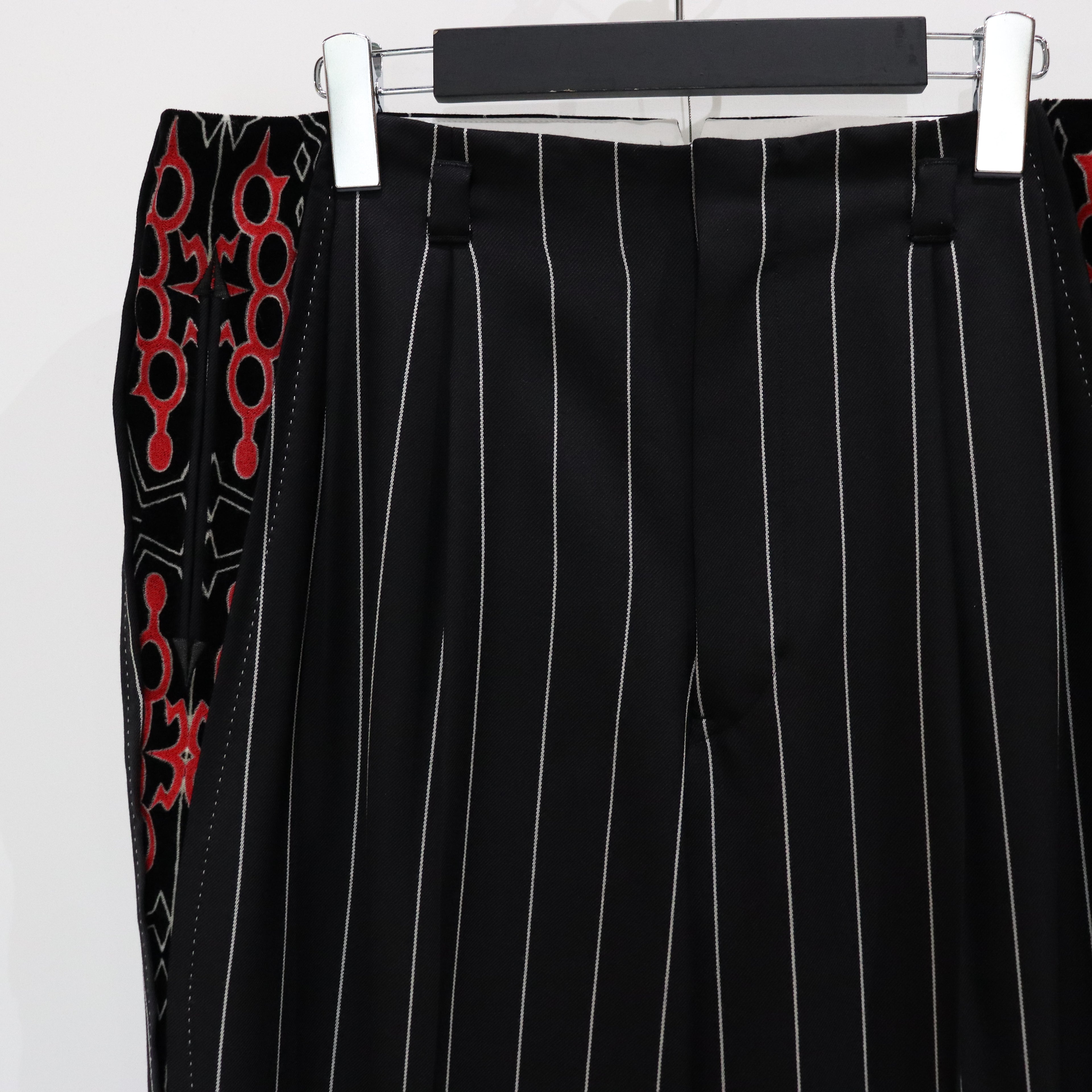 WOLF'S HEAD | ROCKABILLY PANTS -TYPE 3- #BLACK/BLACK [WOLFSHEAD-WM-PT17]