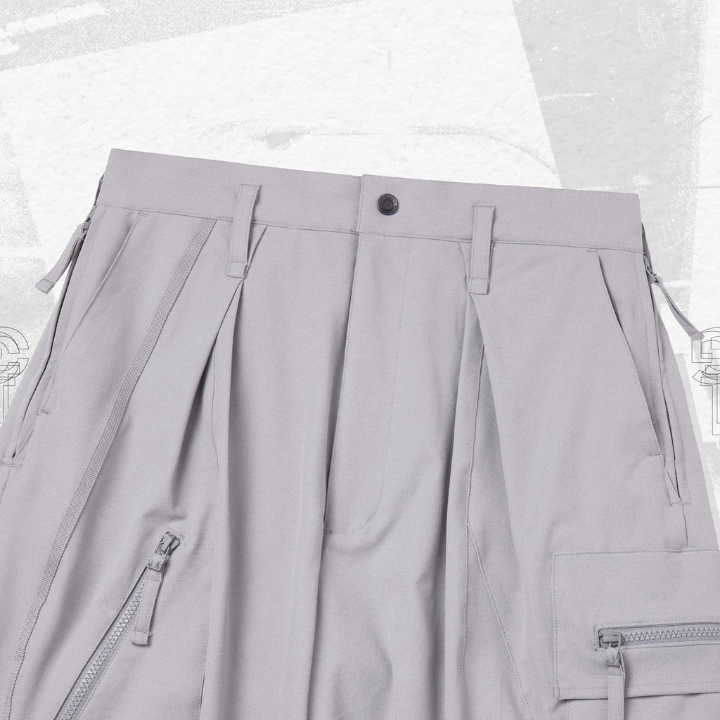 TBPR | “GMT-01P”圖工褲#淺灰 [GOOPI-23AW-DEC-TBPR-04]