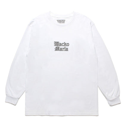 TIM LEHI | CREW NECK LONG SLEEVE T-SHIRT #WHITE [24SS-WMT-LT02]