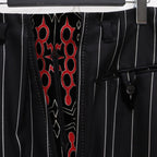 WOLF'S HEAD | ROCKABILLY PANTS -TYPE 3- #BLACK/BLACK [WOLFSHEAD-WM-PT17]