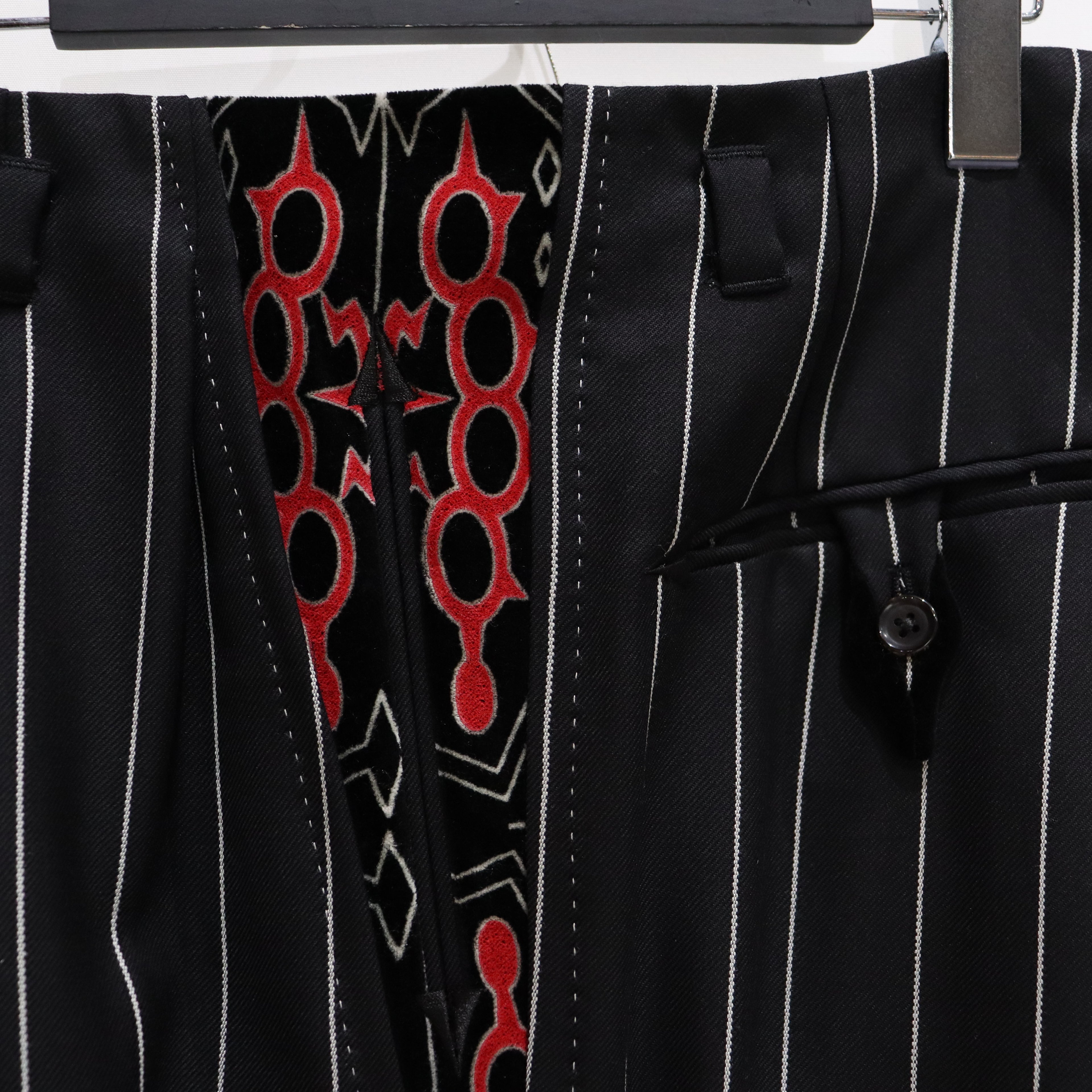 WOLF'S HEAD | ROCKABILLY PANTS -TYPE 3- #BLACK/BLACK [WOLFSHEAD-WM-PT17]