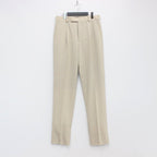 褶襉長褲 - 型號 2- #L-米色 [23SS-WMP-TR05 / 24SSE-WMP-TR02]