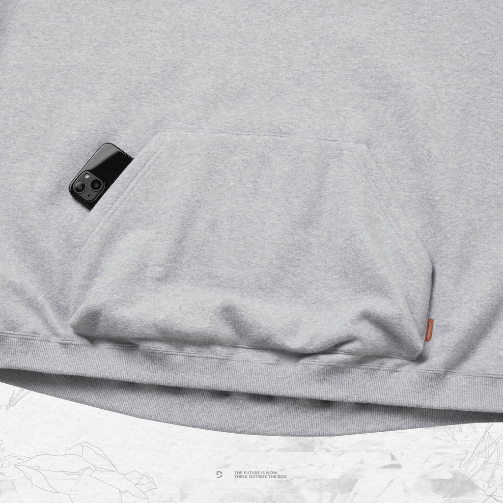 "G7-H1" 陰影漆連帽衫 #GRAY [GOOPI-23AW-OCT-03]