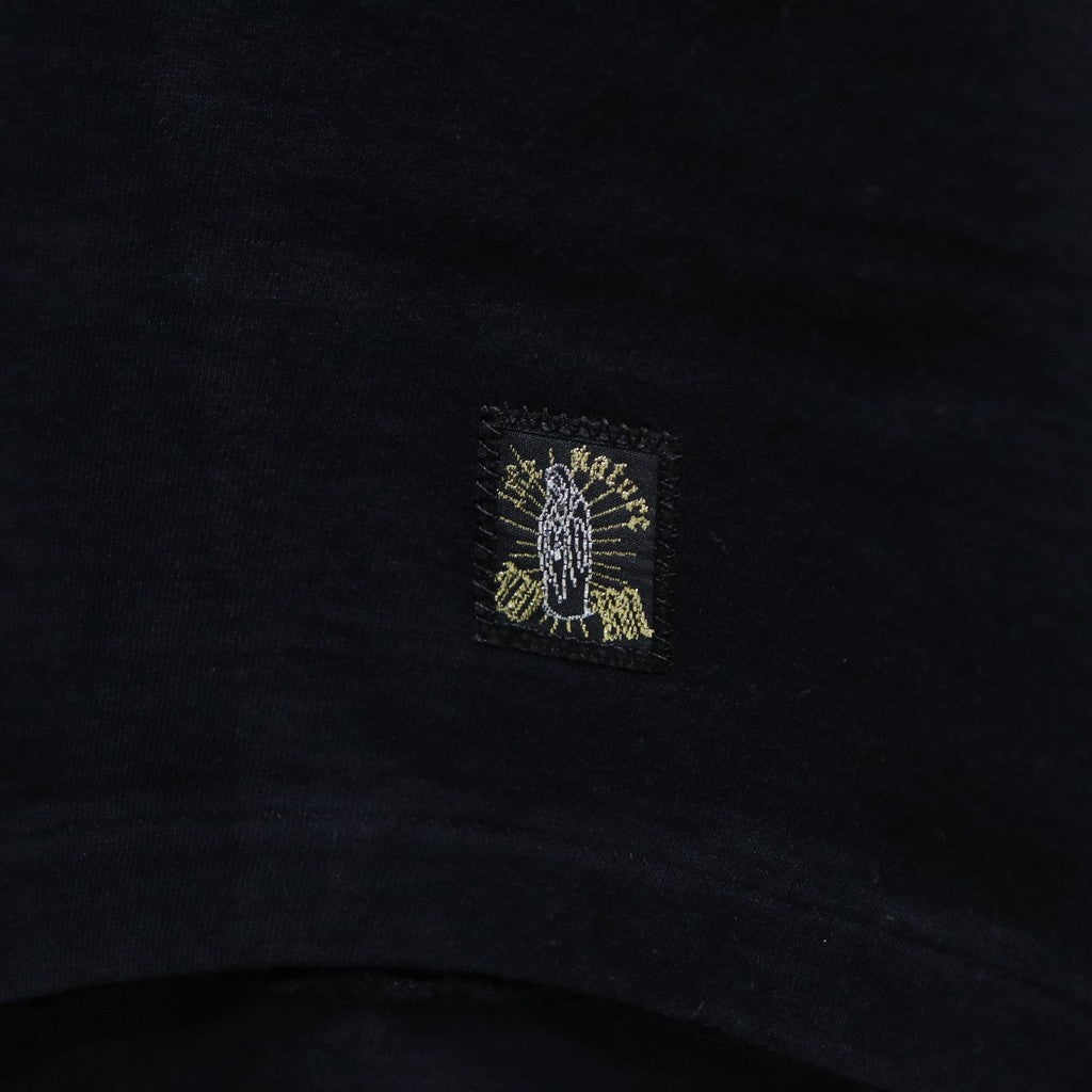 WASHED HEAVY WEIGHT CREW NECK T-SHIRT -TYPE 4- #BLACK [24SS-WMT-WT04]