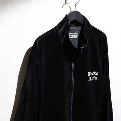 VELVET TRACK JACKET #BLACK [24SSE-WMO-TJ01]