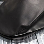 皮革馬爾科姆狩獵#黑色 [23FW-H07]