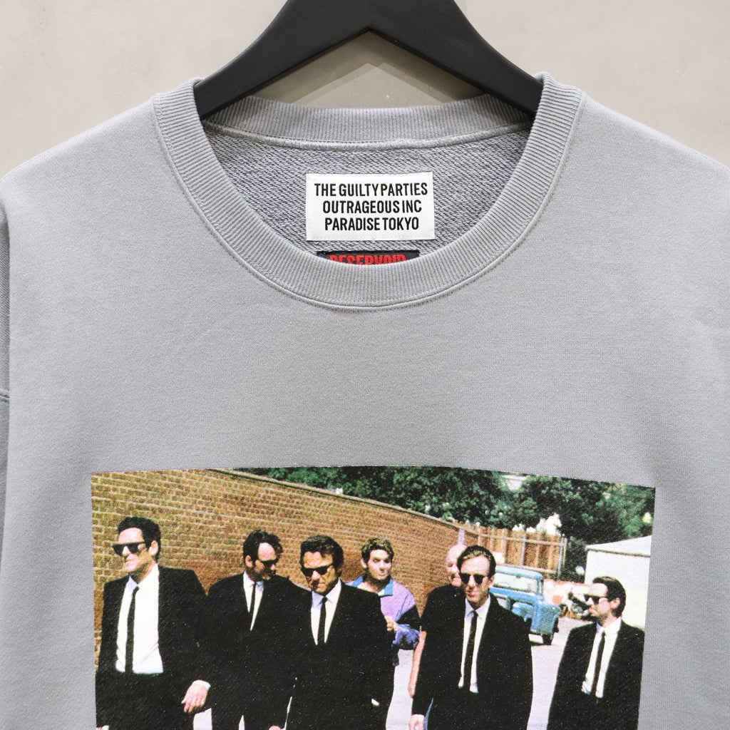 RESERVOIR DOGS | MIDDLE WEIGHT CREW NECK SWEAT SHIRT #GRAY [RD-WM