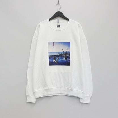 DAVIDE SORRENTI | CREW NECK SWEAT SHIRT -TYPE 2- #WHITE [DAVIDESORRENTI-WM-SS02]